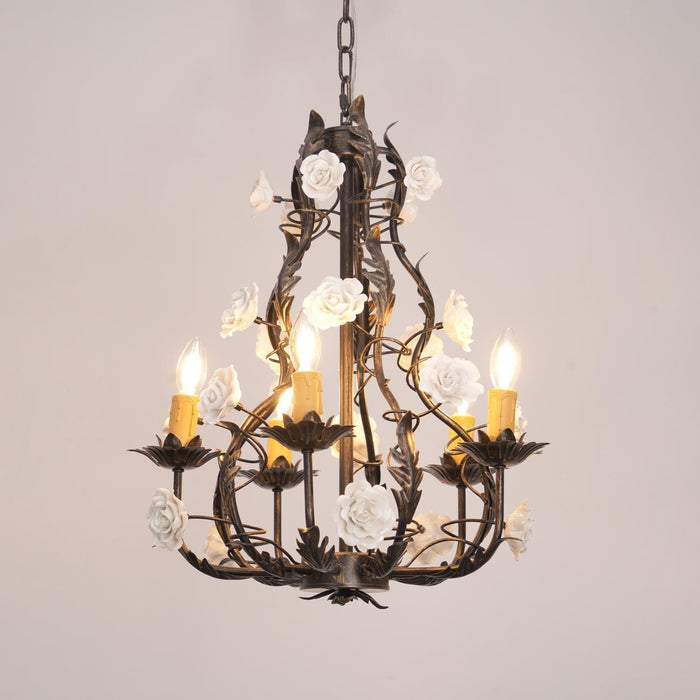 Florentine Rose Garden Chandelier - DWHOME