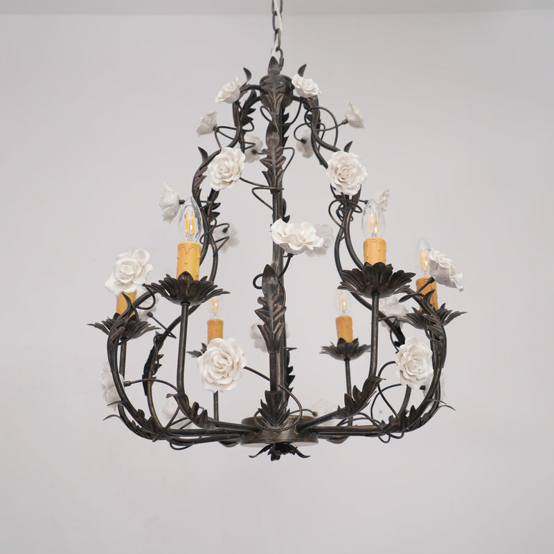 Florentine Rose Garden Chandelier-DWHOME