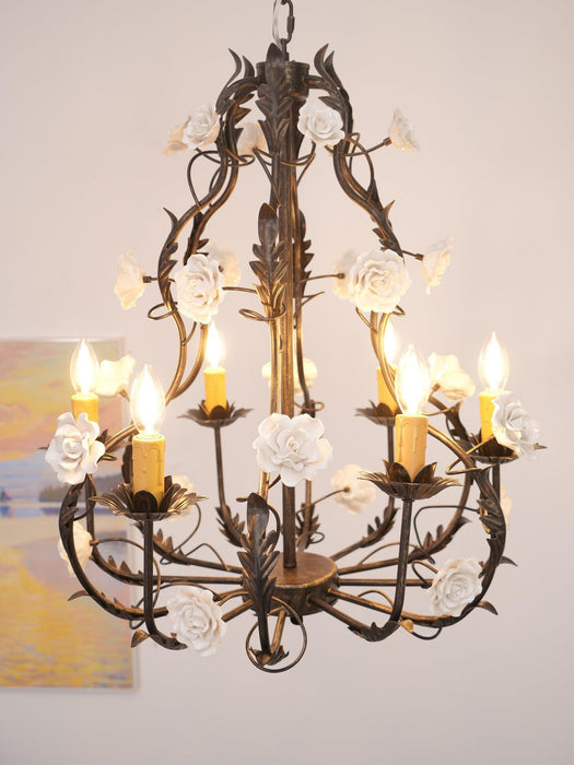 Florentine Rose Garden Chandelier - DWHOME