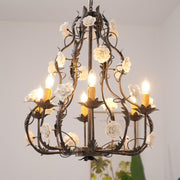 Florentine Rose Garden Chandelier-DWHOME