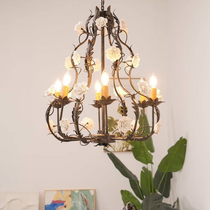 Florentine Rose Chandelier-DWHOME