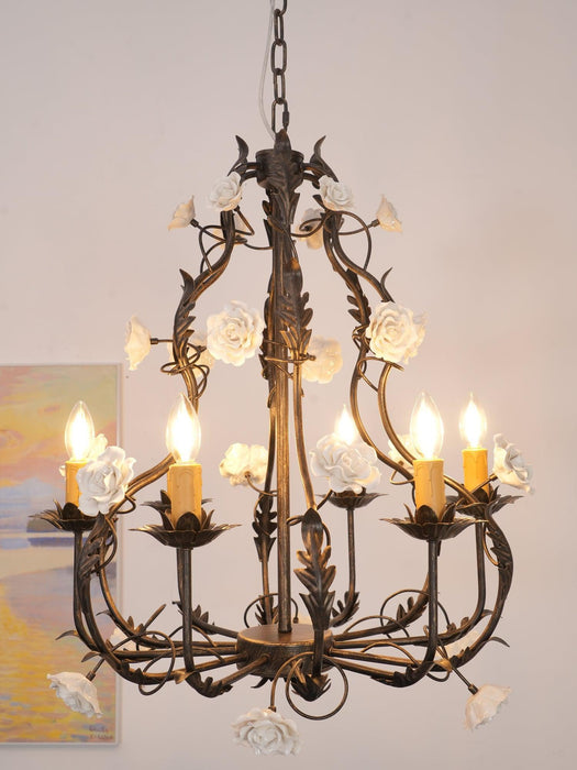 Florentine Rose Garden Chandelier - DWHOME