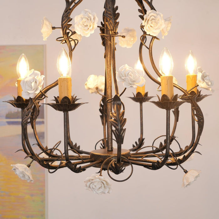 Florentine Rose Garden Chandelier - DWHOME