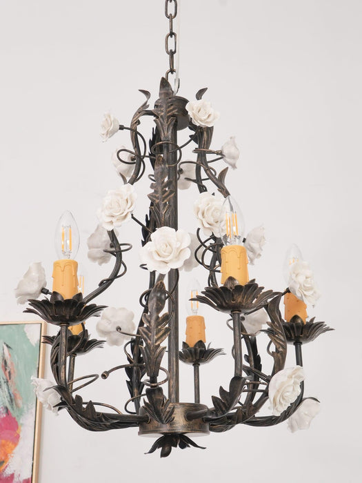 Florentine Rose Garden Chandelier - DWHOME