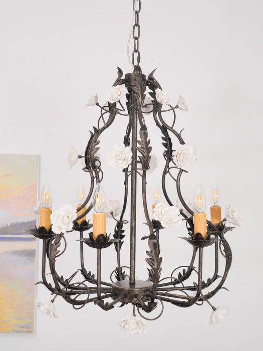 Florentine Rose Garden Chandelier - DWHOME