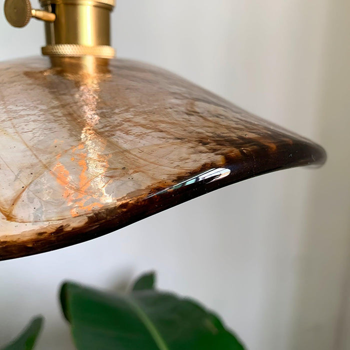 Flower Petal Glass Pendant Light-DWHOME