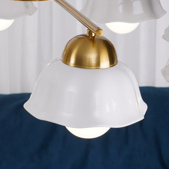 Flower Shade Chandelier-DWHOME