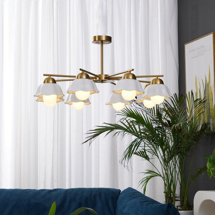 Flower Shade Chandelier-DWHOME