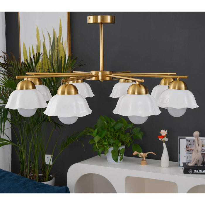 Flower Shade Chandelier-DWHOME