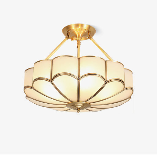 Flower Shape Glass Ceiling Light.