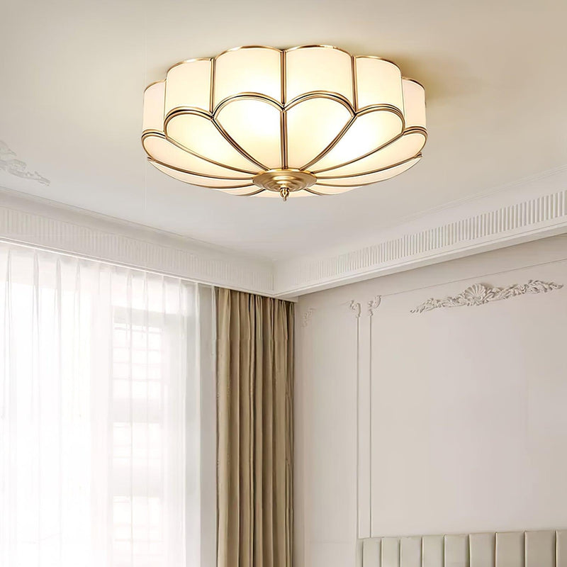 Flower Shape Glass Recessed Ceiling Light-DWHOME