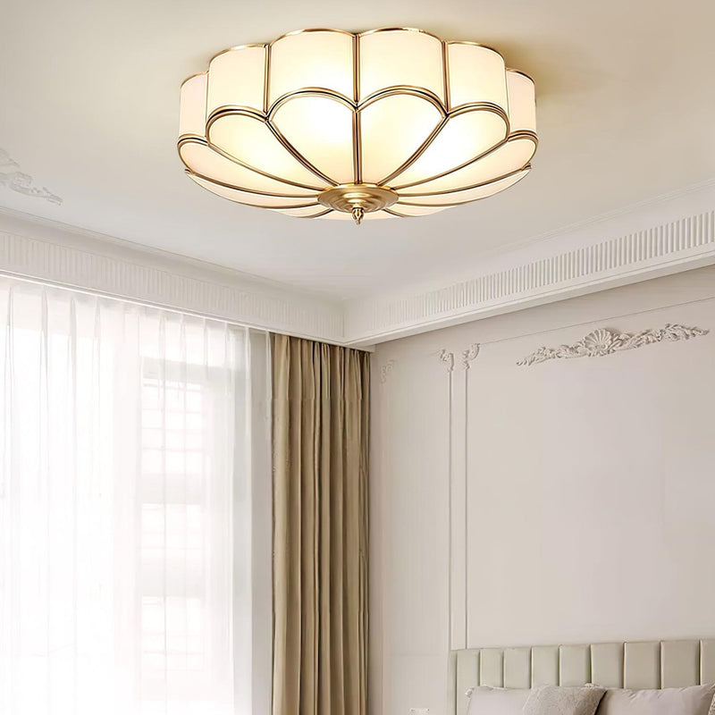 Flower Shape Glass Recessed Ceiling Light-DWHOME