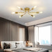 Flush Mount Linear Chandelier.