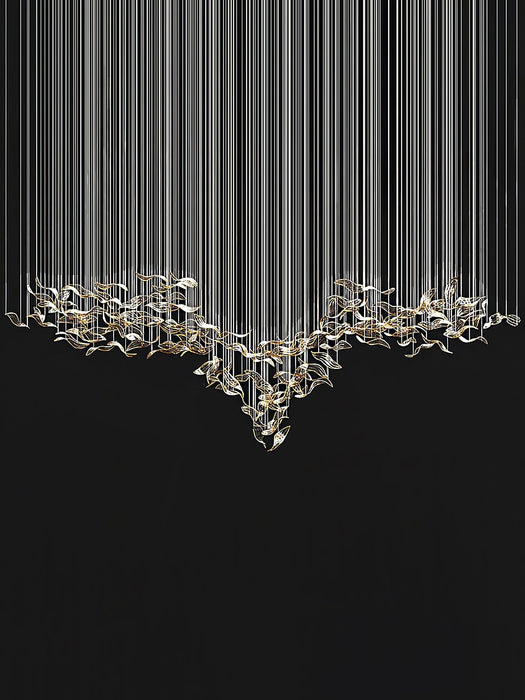 Fluttering Leaves Chandelier.