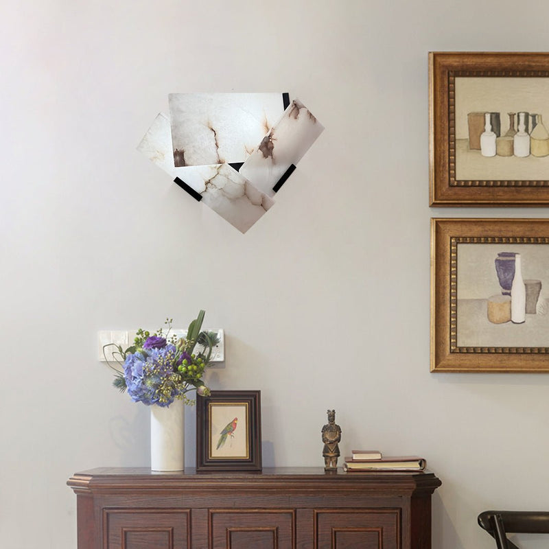 Fly Alabaster Sconce-DWHOME
