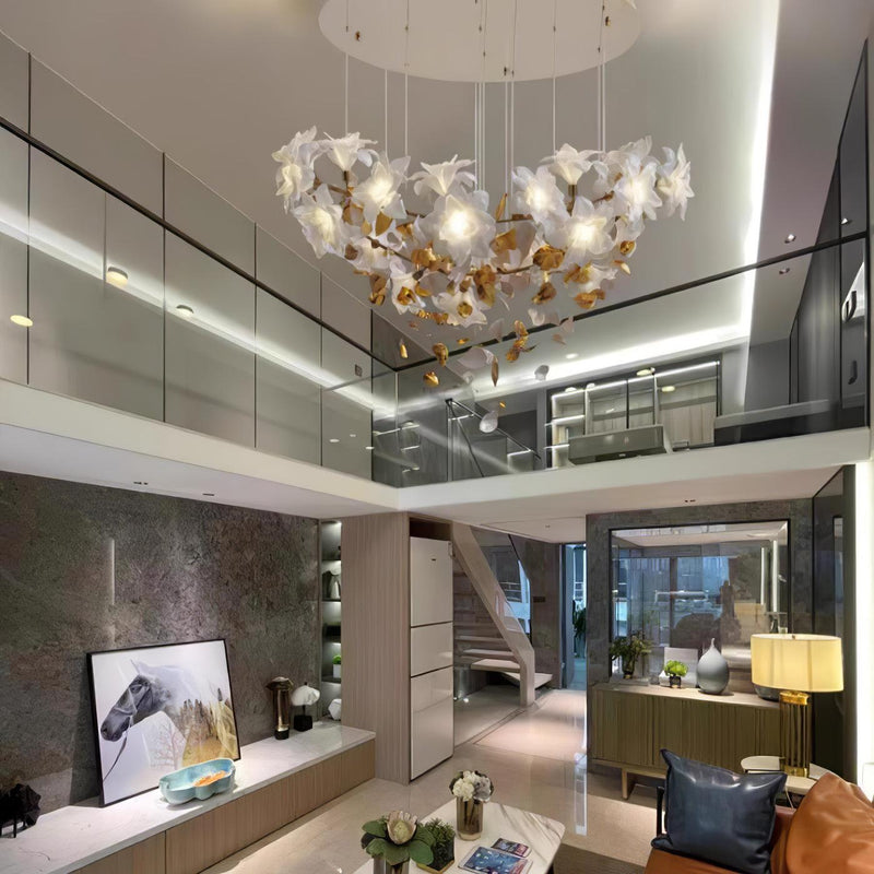 Flying Flowers Fluttering Chandelier-DWHOME