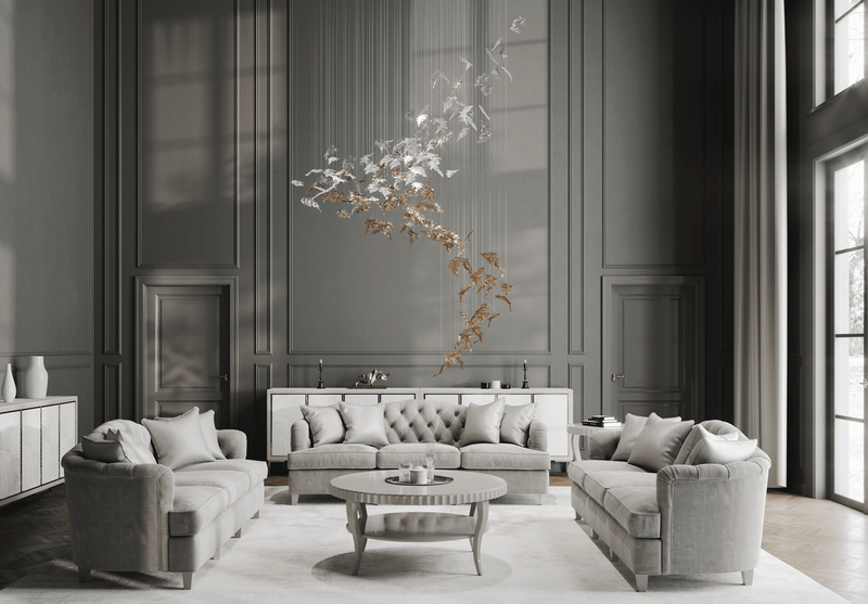 Flying Leaves Chandelier - Vakkerlight