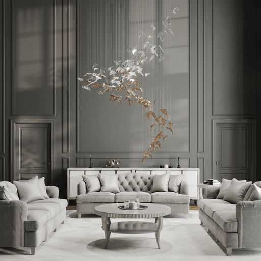 Flying Leaves Chandelier
