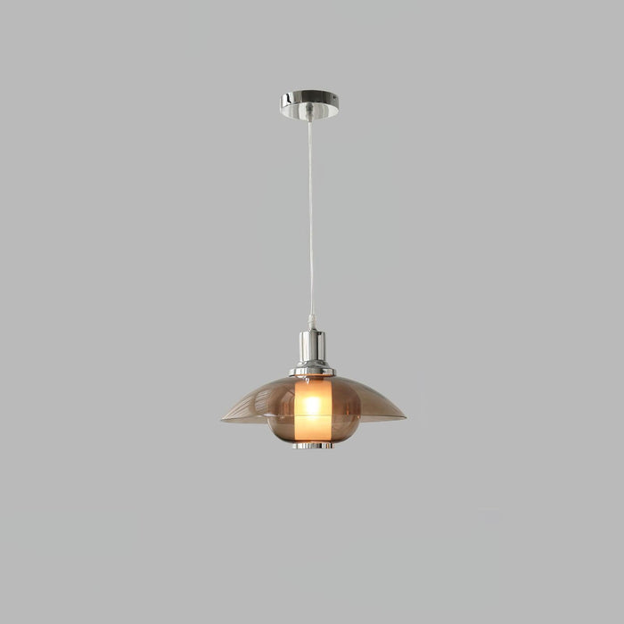 Flying Saucer Chrome Pendant Light - DWHOME