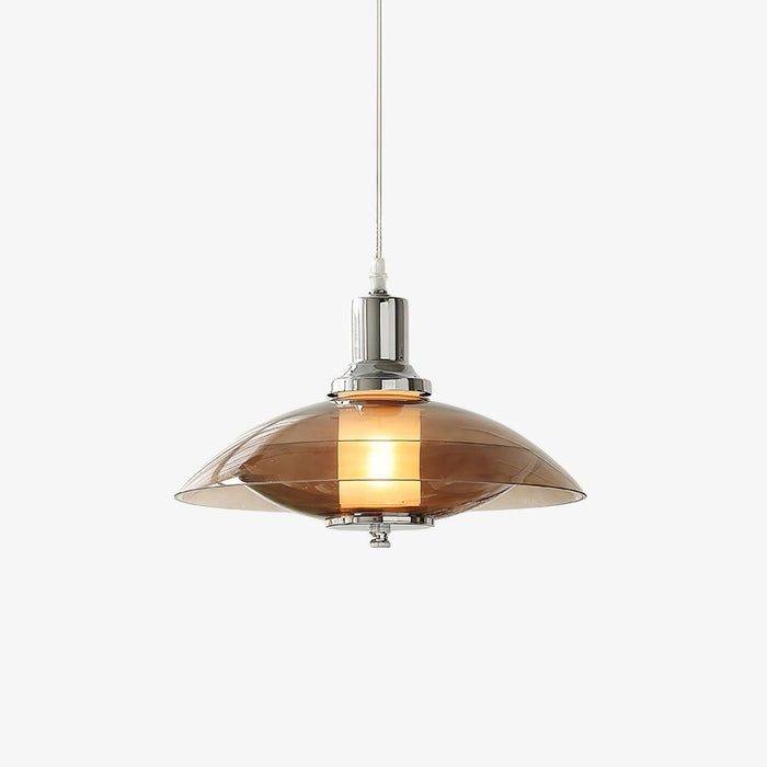 Flying Saucer Chrome Pendant Light - DWHOME