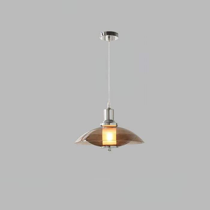 Flying Saucer Chrome Pendant Light - Vakkerlight