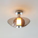 Flying Saucer Chrome Wall Light-DWHOME