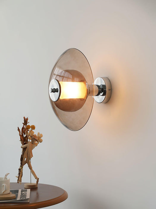 Flying Saucer Chrome Wall Light - DWHOME