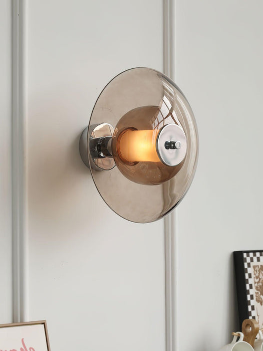 Flying Saucer Chrome Wall Light - DWHOME