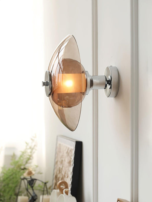 Flying Saucer Chrome Wall Light - DWHOME