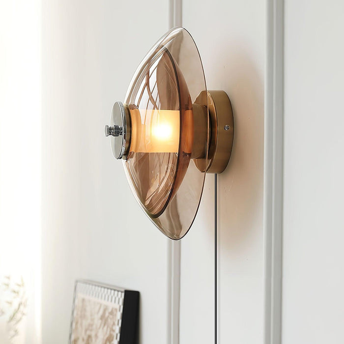 Flying Saucer Plug-in Wall Light-DWHOME