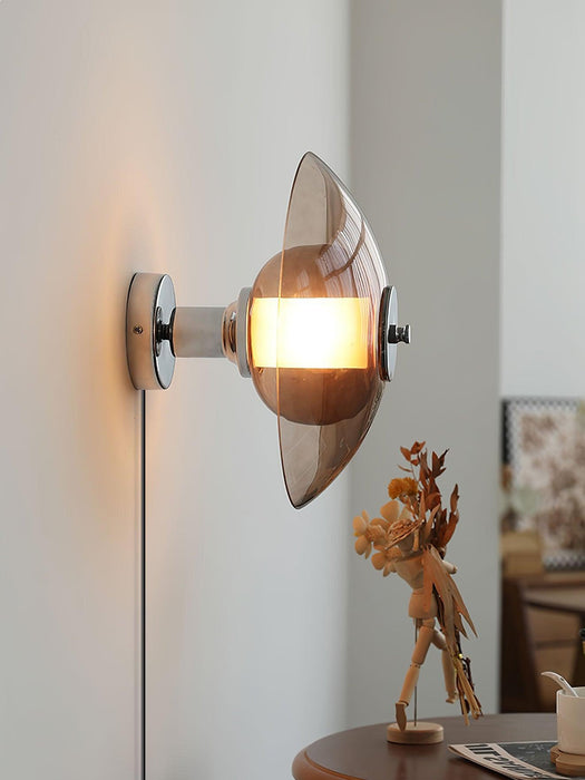 Flying Saucer Plug-in Wall Light-DWHOME