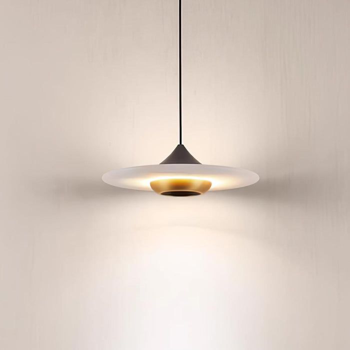 Flying Saucer Marble Pendant Lamp.