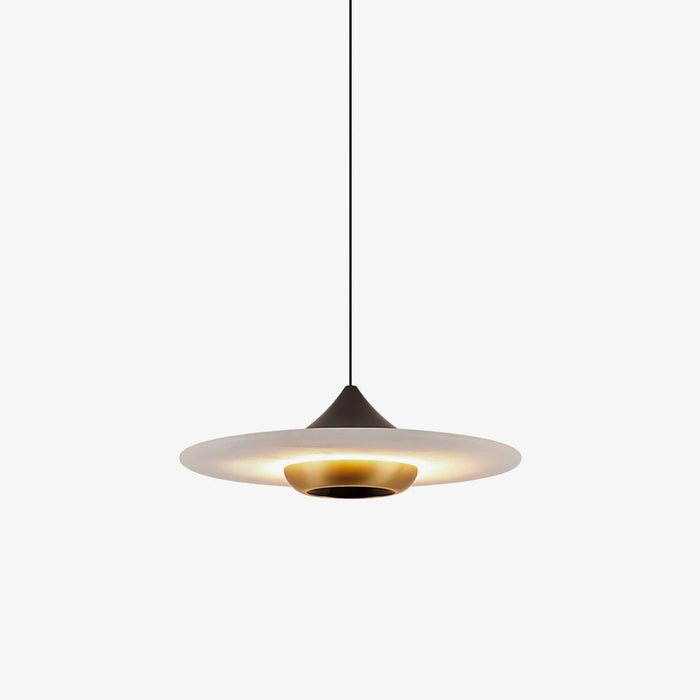 Flying Saucer Marble Pendant Lamp.