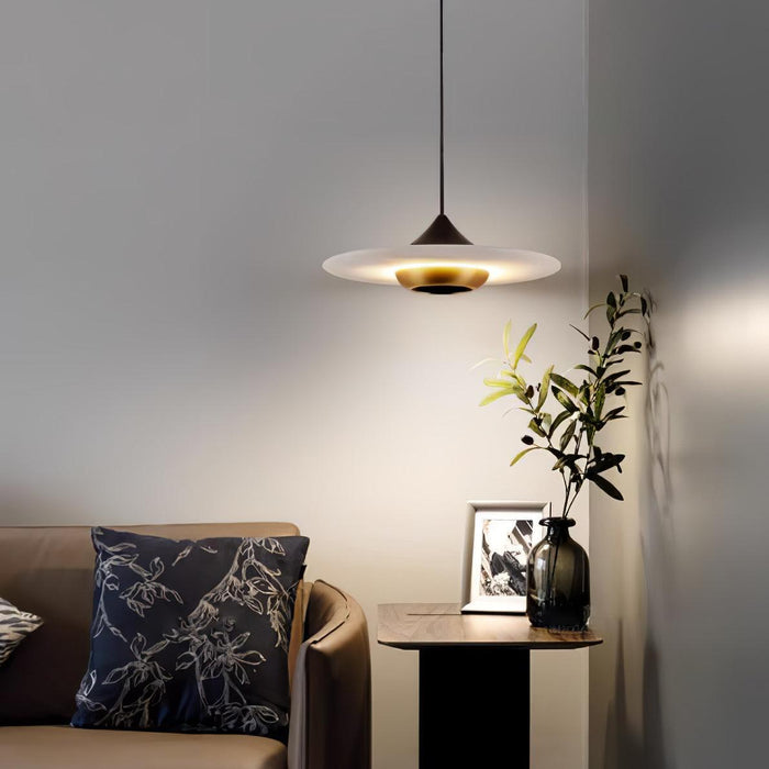 Flying Saucer Marble Pendant Lamp-DWHOME