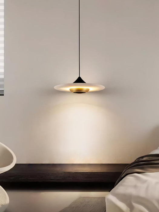 Flying Saucer Marble Pendant Lamp.