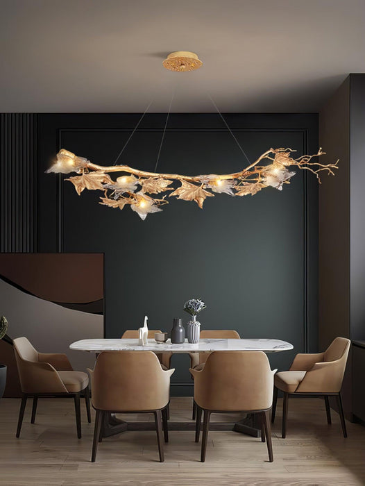 Folio Branch Brass Chandelier - DWHOME