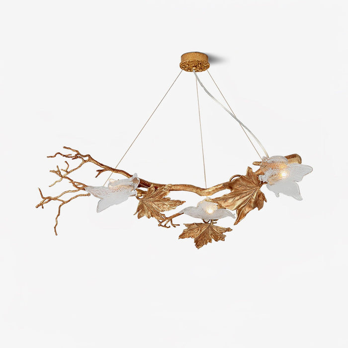 Folio Branch Brass Chandelier - DWHOME