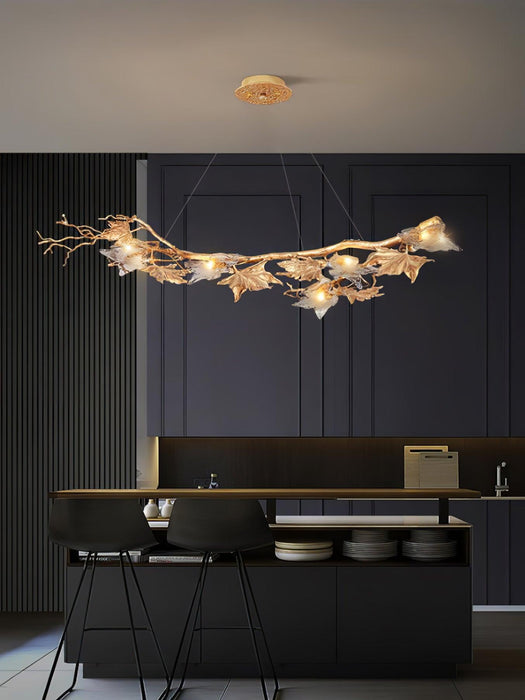 Folio Branch Brass Chandelier - DWHOME