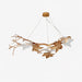 Folio Branch Brass Chandelier.