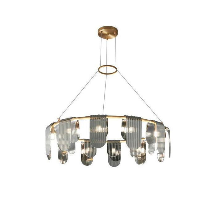 Folioles Brass Chandelier - DWHOME