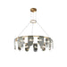 Folioles Brass Chandelier - DWHOME