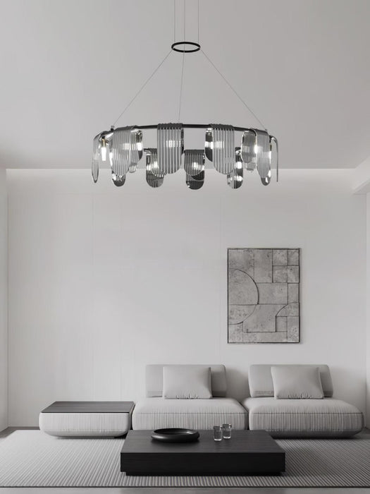 Folioles Brass Chandelier - DWHOME