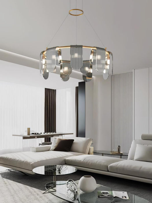 Folioles Brass Chandelier - DWHOME