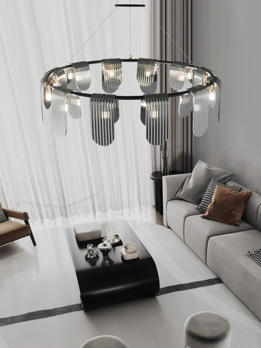 Folioles Brass Chandelier - DWHOME