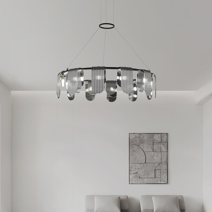 Folioles Brass Chandelier - DWHOME