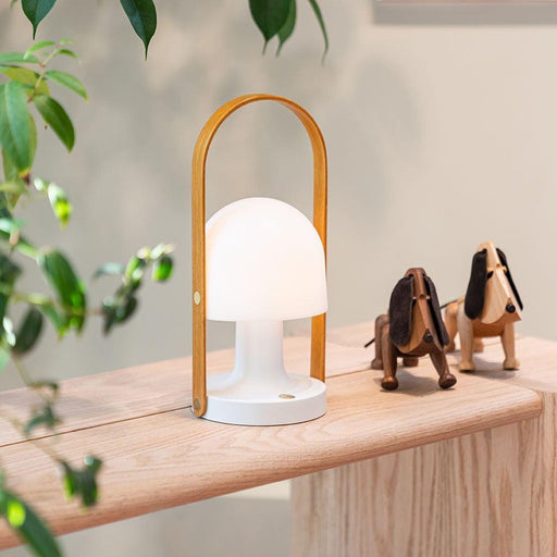 Portable Glass Charging Table Lamp-DWHOME