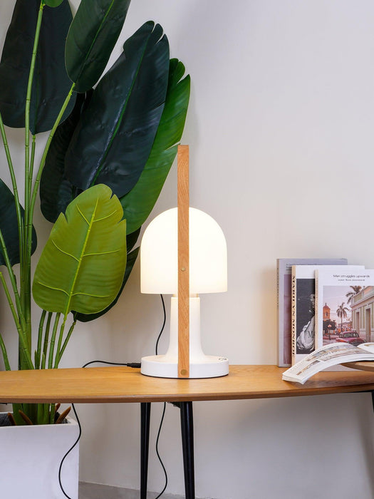 Portable Glass Charging Table Lamp-DWHOME