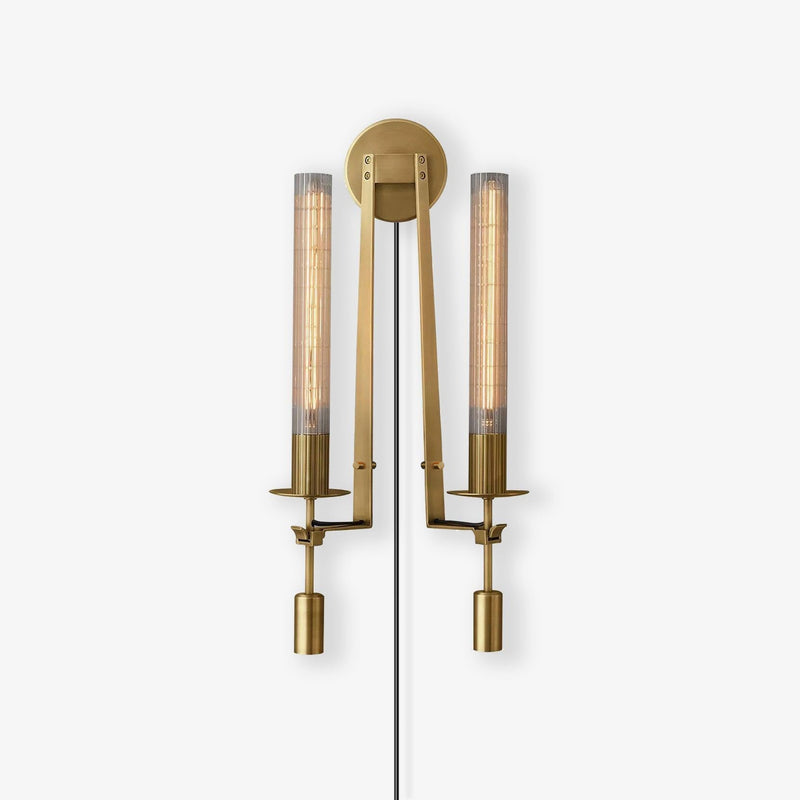 French Classicism Plug-in Wall Lamp-DWHOME