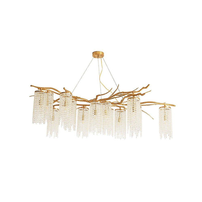 Forest Dawn Brass Chandelier - DWHOME