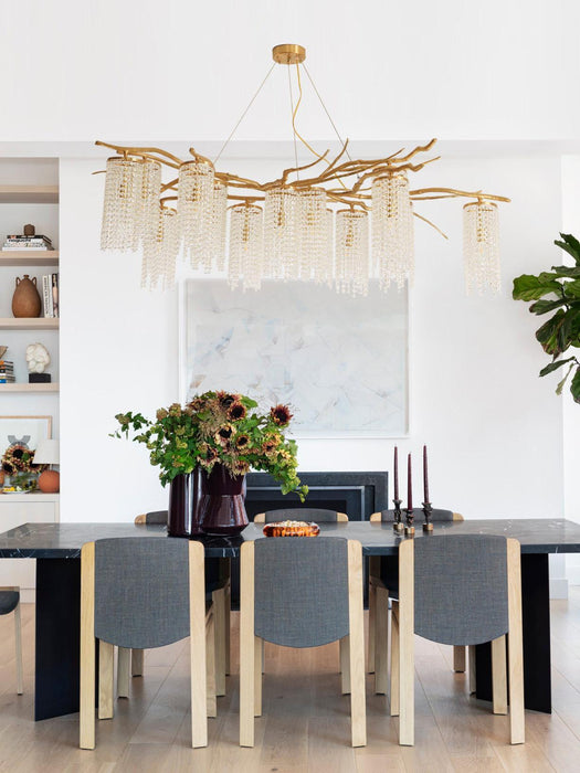 Forest Dawn Brass Chandelier - DWHOME